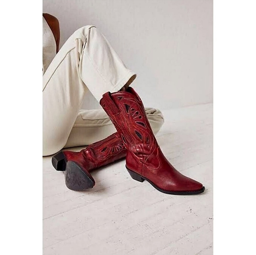Free People Rancho Mirage Western Cowboy Boots